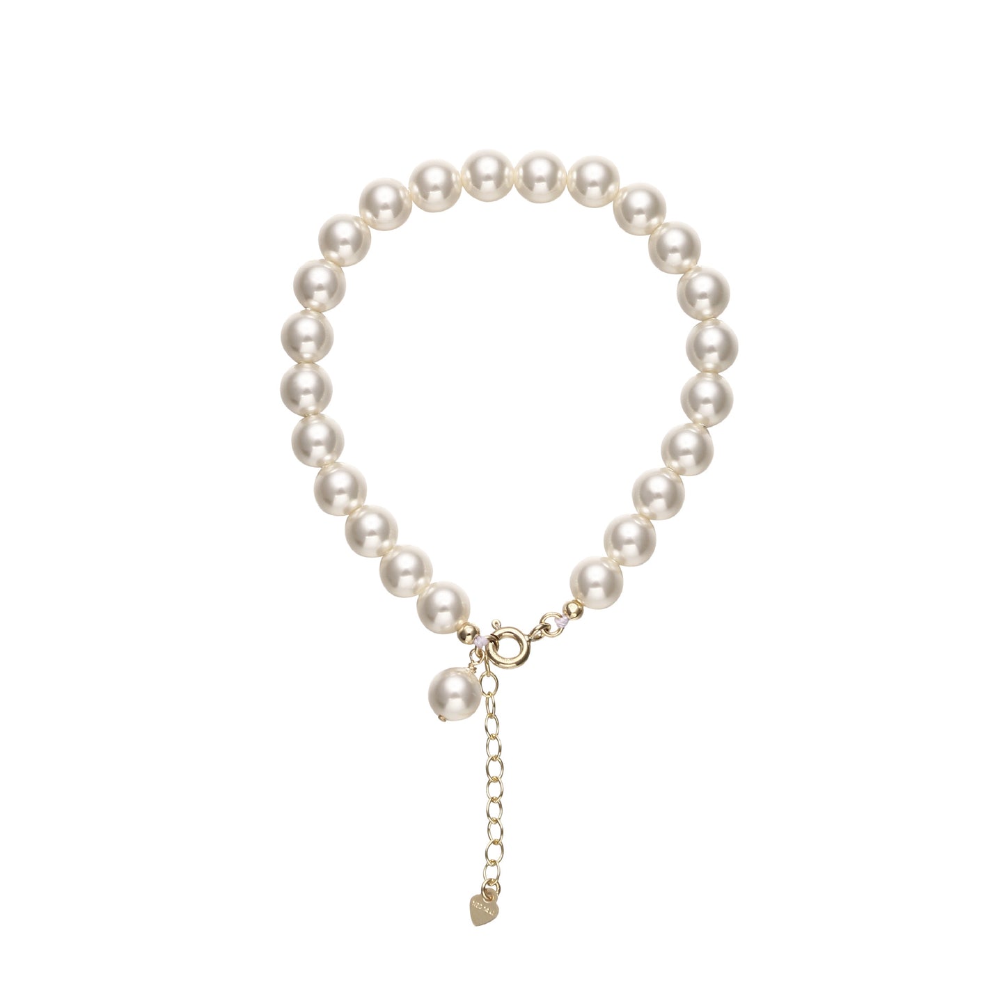 Elegant Fine Chain Pearl Bracelet